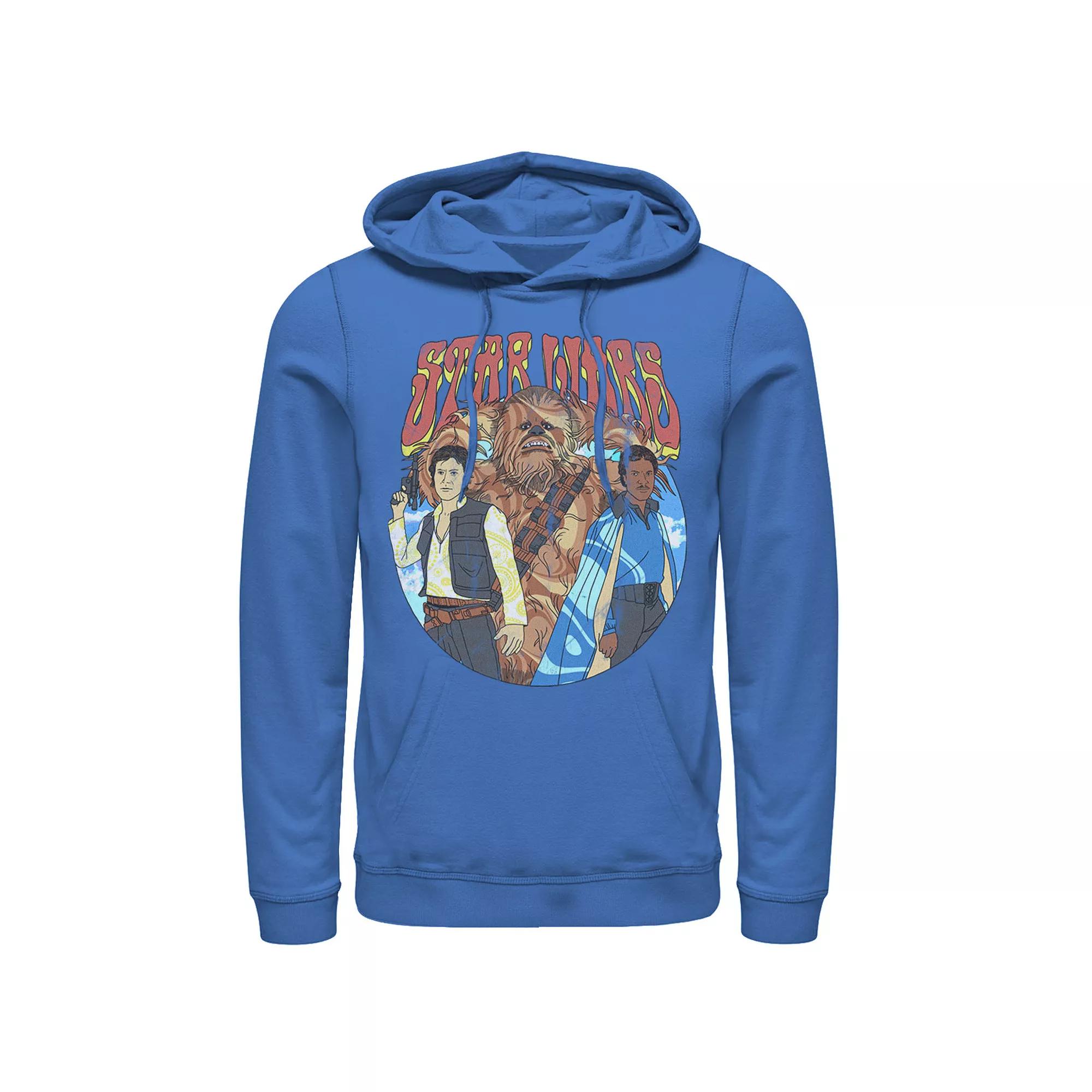 Men's Star Wars Han Solo & Crew Psychedelic Circle Hoodie,  Product Image