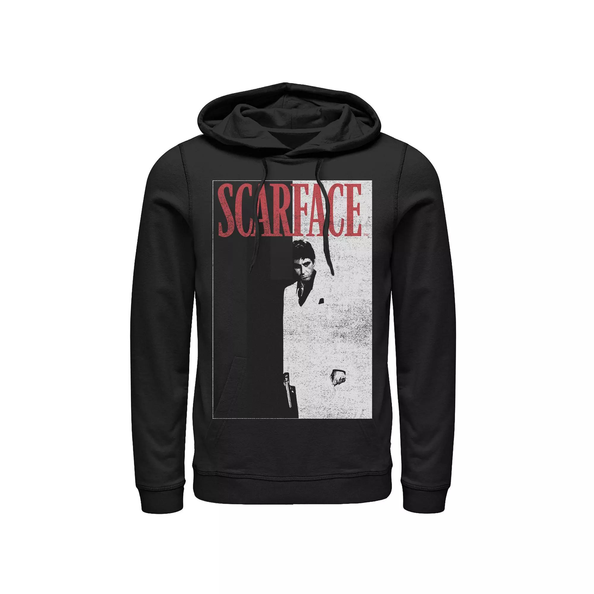 Men's Scarface Distressed Movie Poster Photo Hoodie,  Product Image