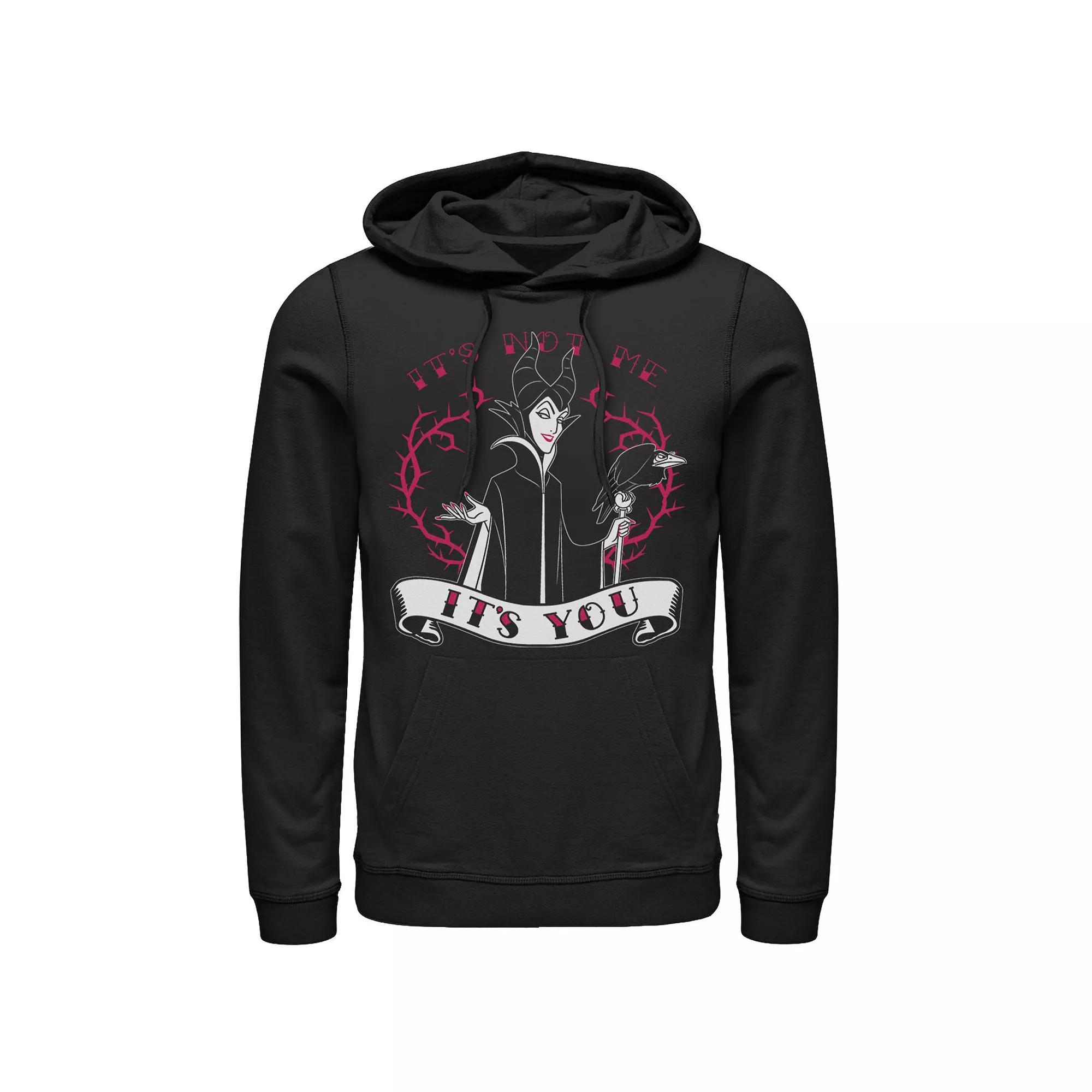 Disney's Sleeping Beauty Maleficent Men's Valentines It's Not Me It's You Hoodie,  Product Image