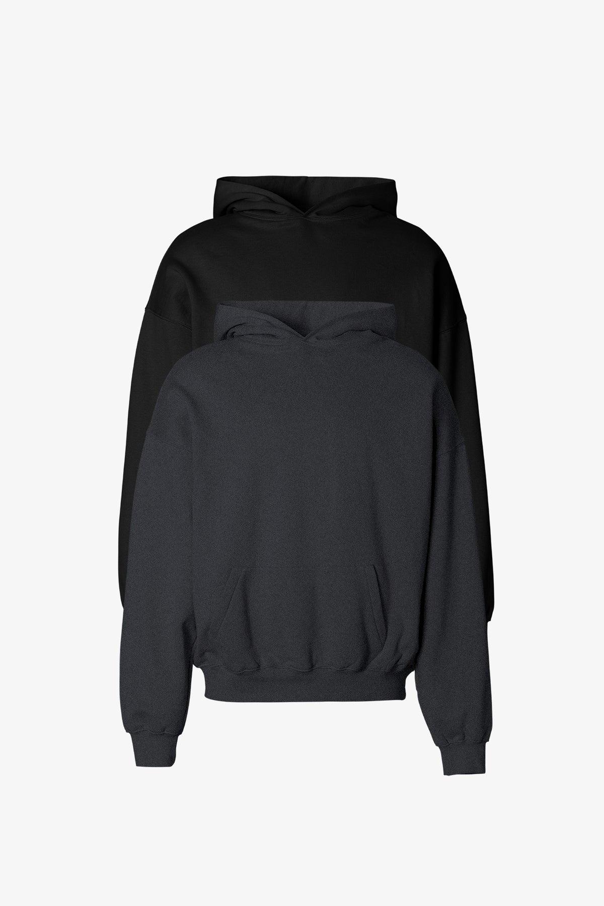 Every Day Hoodie 2 Pack - Black/Washed Black Product Image
