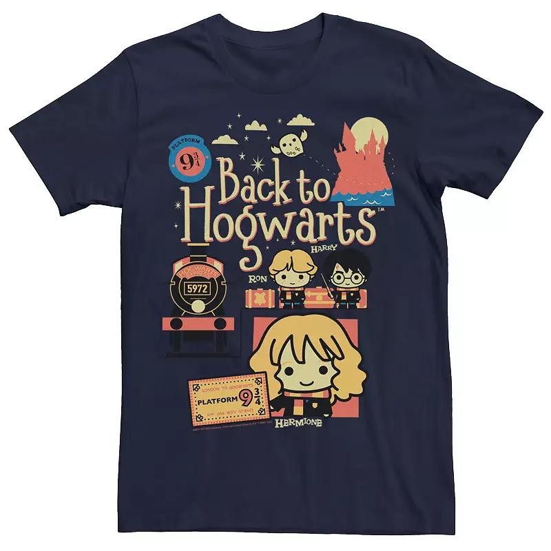 Men's Harry Potter Chibi Back To Hogwarts Tee,  Product Image