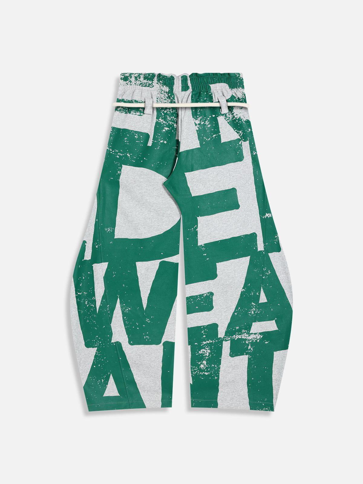 Aelfric Eden Graffiti Super Baggy Barrel Sweatpants Product Image