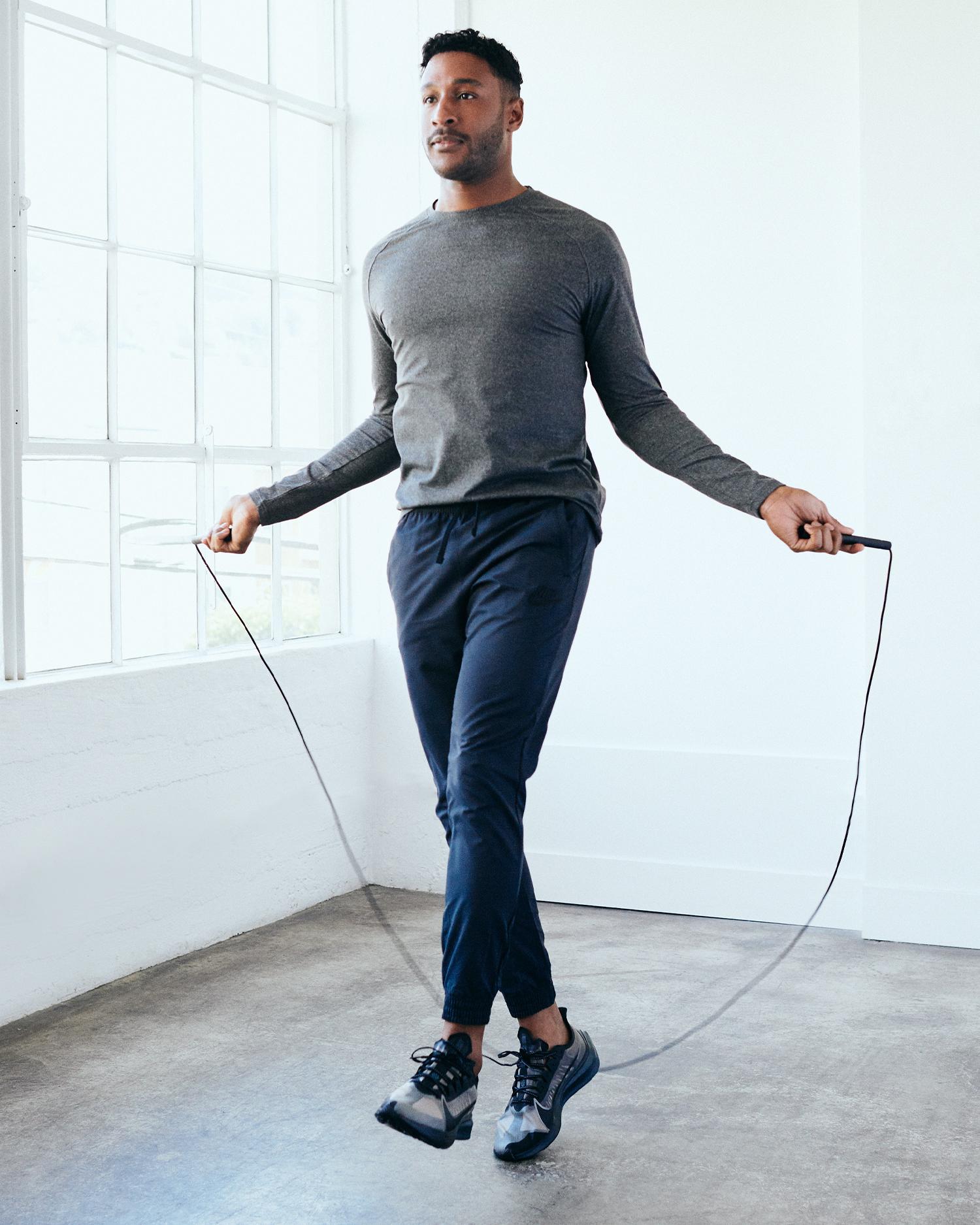 Quince | Men's Super Soft Performance Long Sleeve T-Shirt Flowknit Activewear, 100% Polyester Product Image