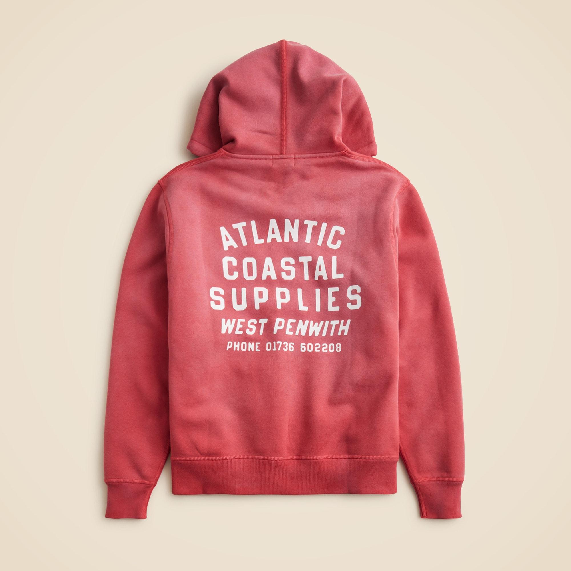 Atlantic Coastal Supplies X J.Crew graphic fleece hoodie Product Image