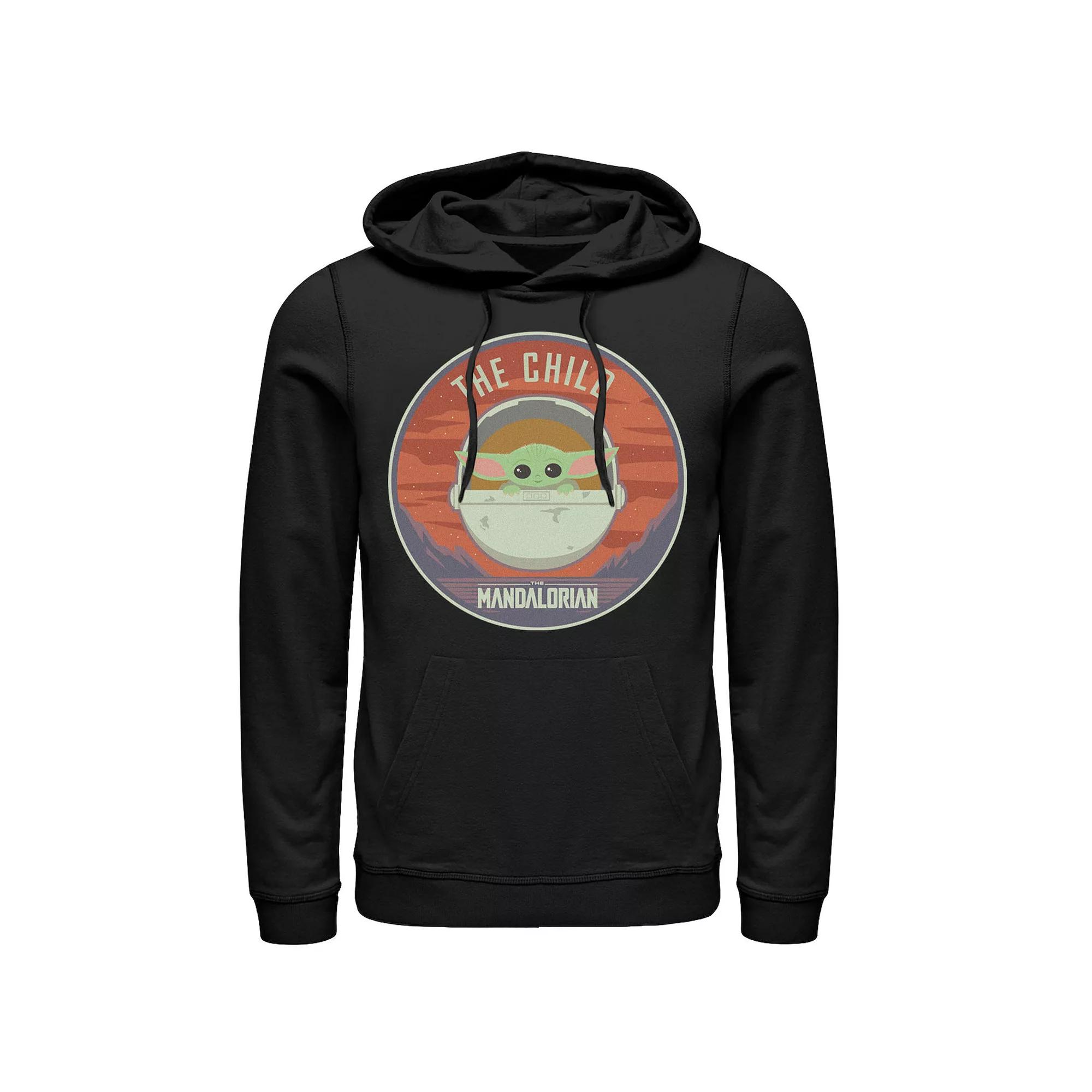 Men's Star Wars The Mandalorian The Child Bassinet Badge Hoodie,  Product Image