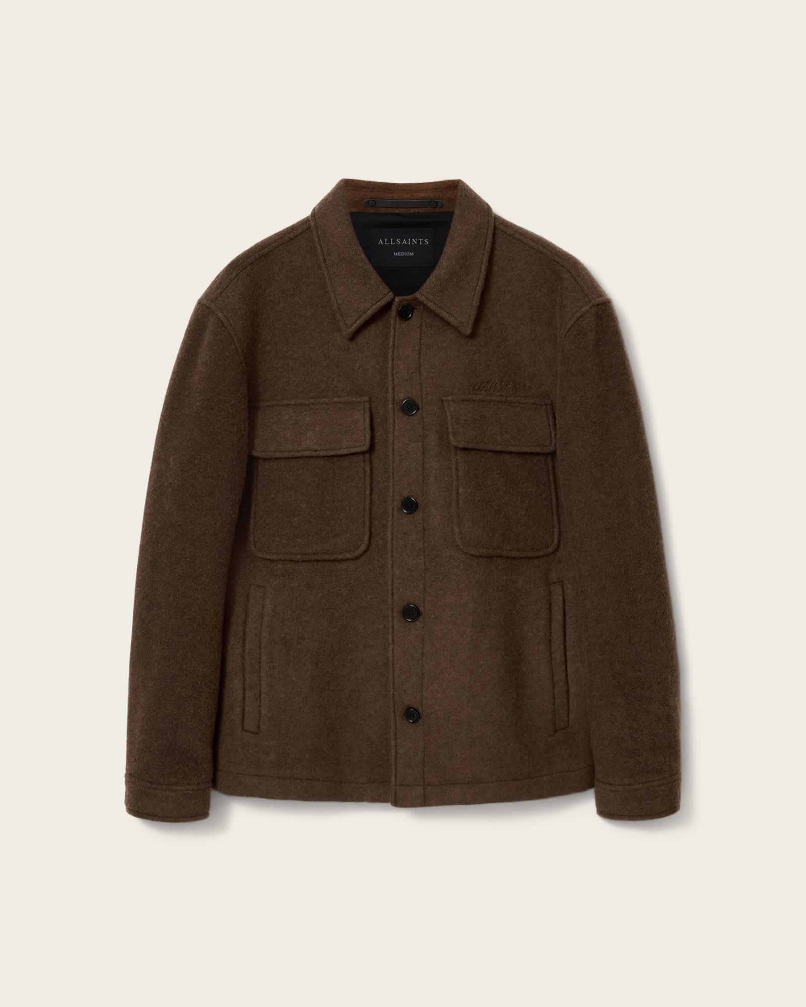 Cayson Wool Blend Jacket CIDER BROWN | ALLSAINTS US Product Image