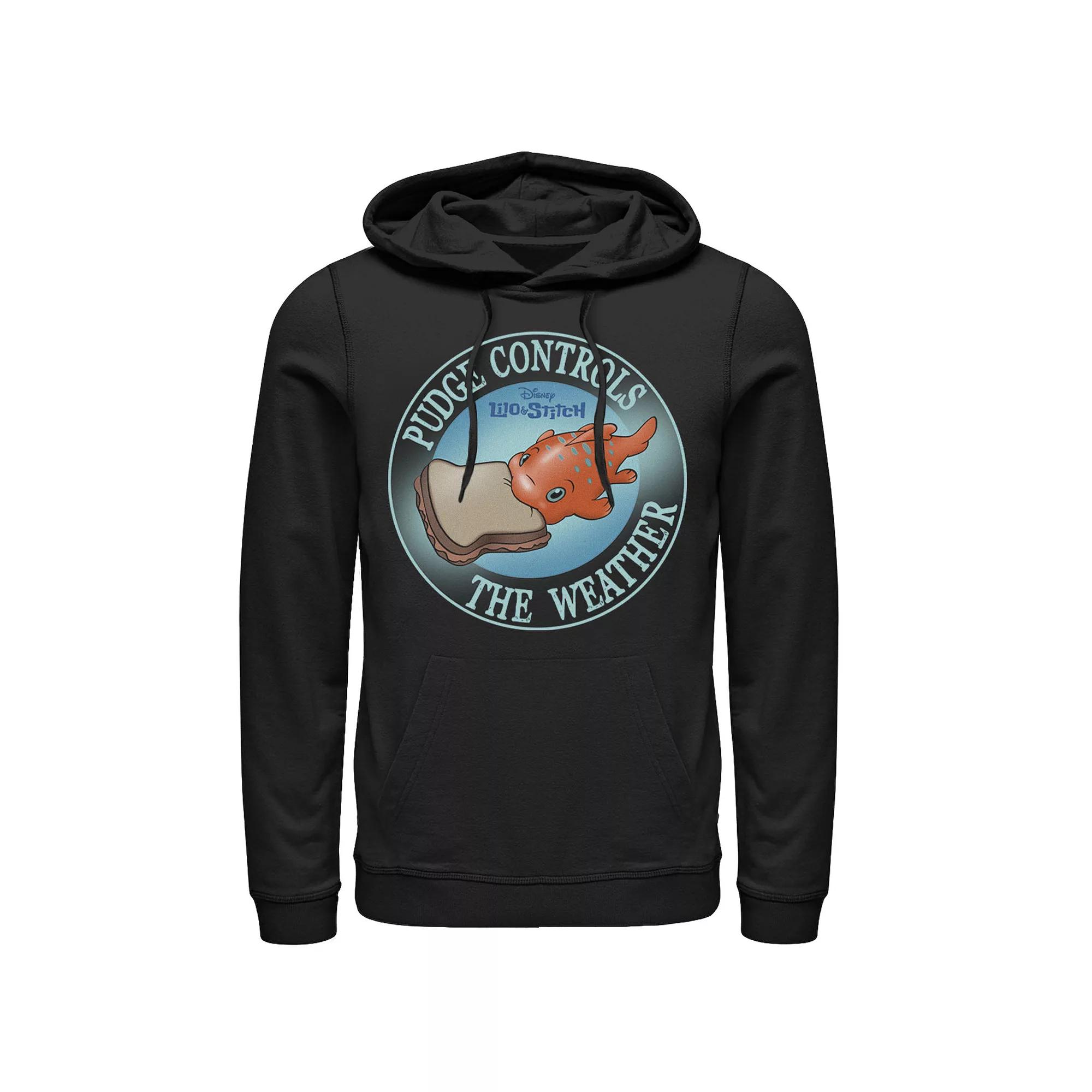 Men's Jurassic Park Dinosaur Crossing Yellow Sign Pullover Hoodie,  Product Image