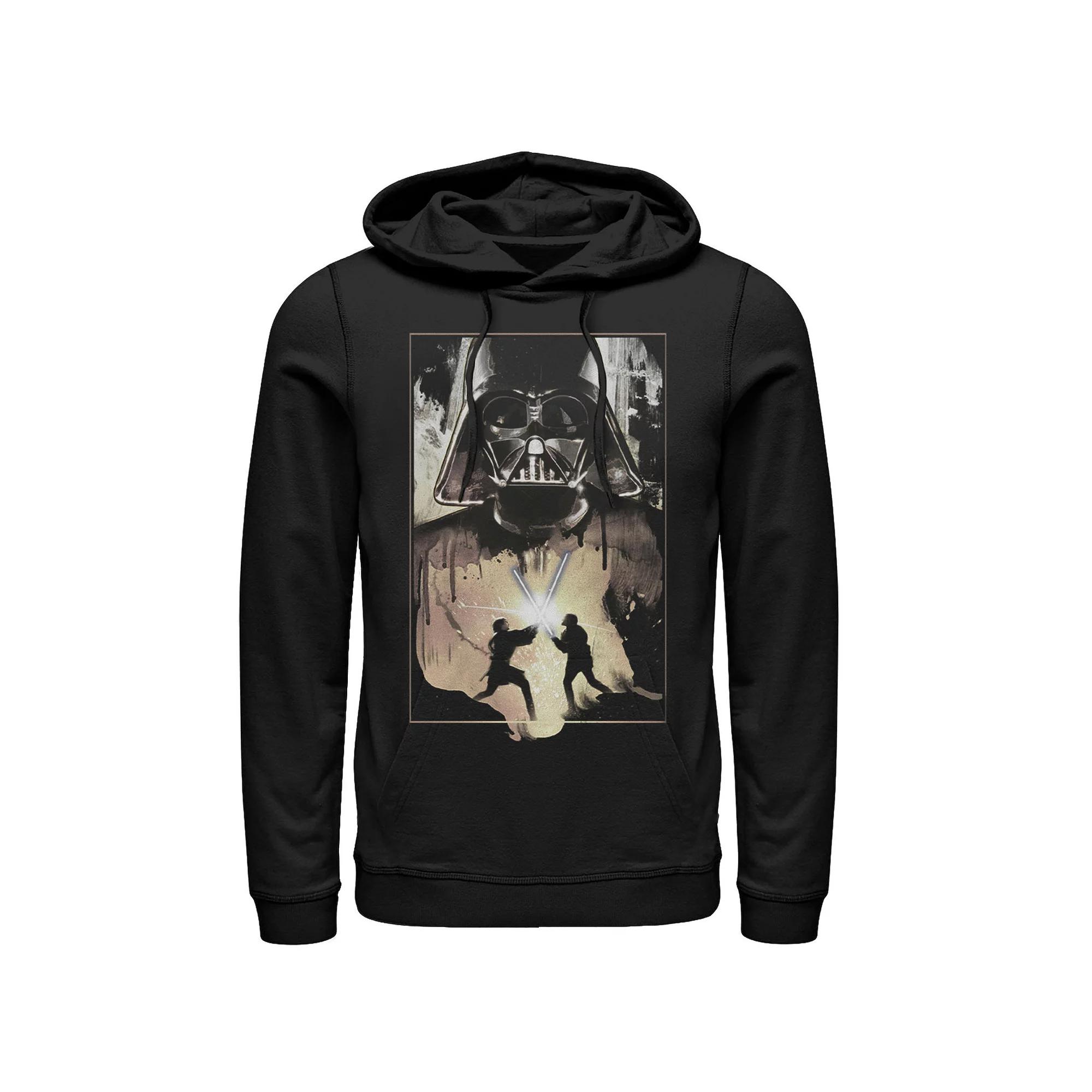 Men's Star Wars Raw Battle Hoodie, Size: Medium, Black Product Image