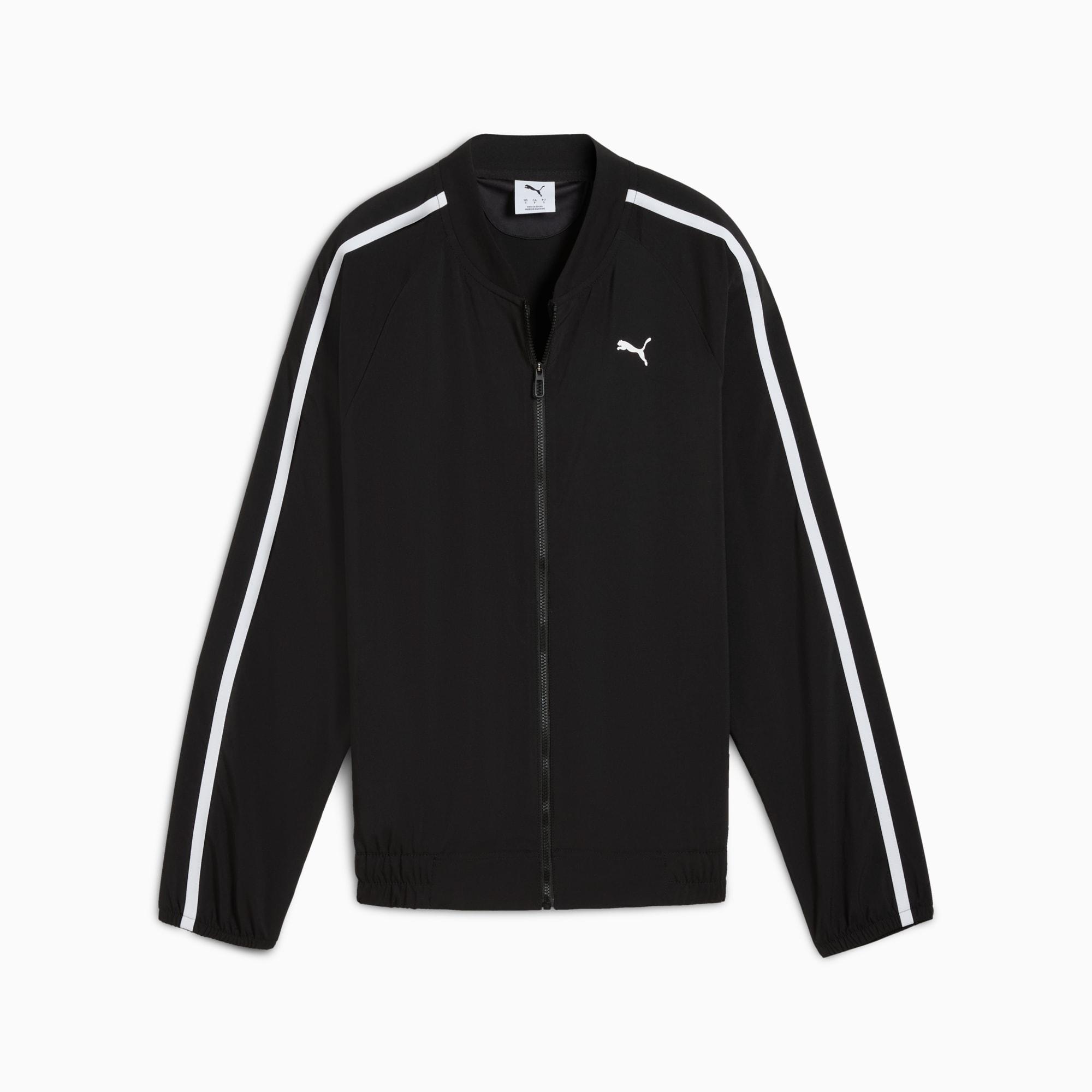 Floral Ribbon Women's Zip-Up Training Jacket Product Image