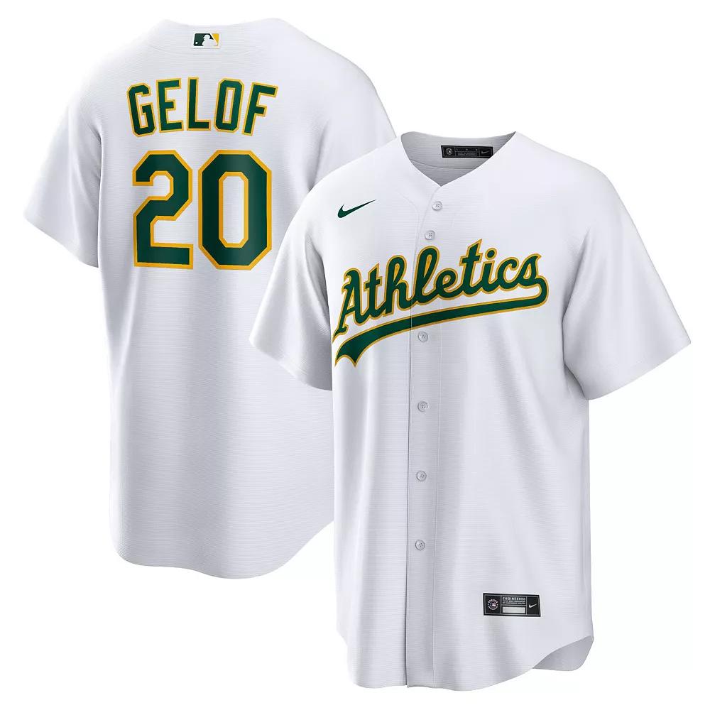 Men's Nike Zack Gelof White Oakland Athletics Home Replica Jersey,  Product Image