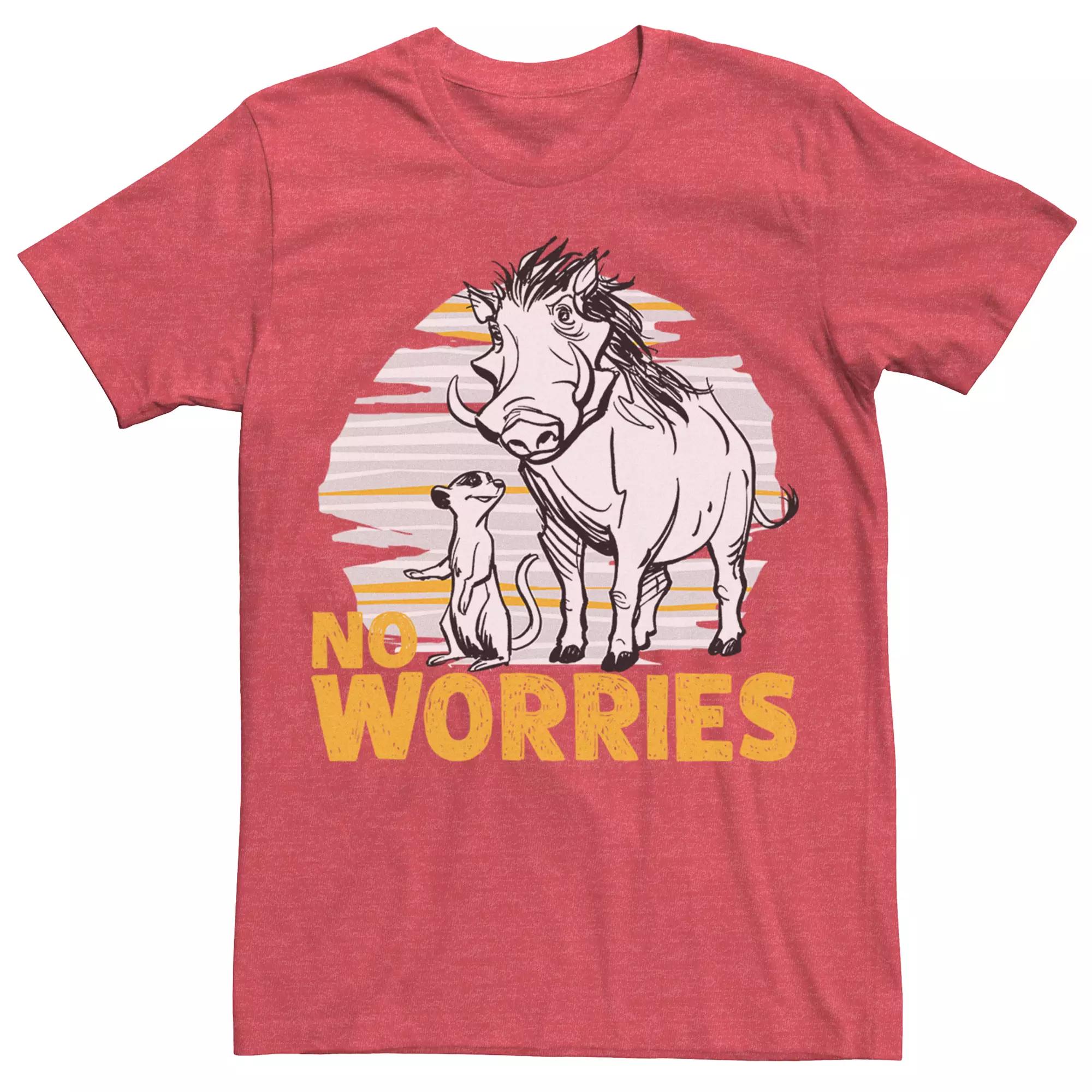 Disney's Lion King Men's No Worries Short Sleeve Tee,  Product Image