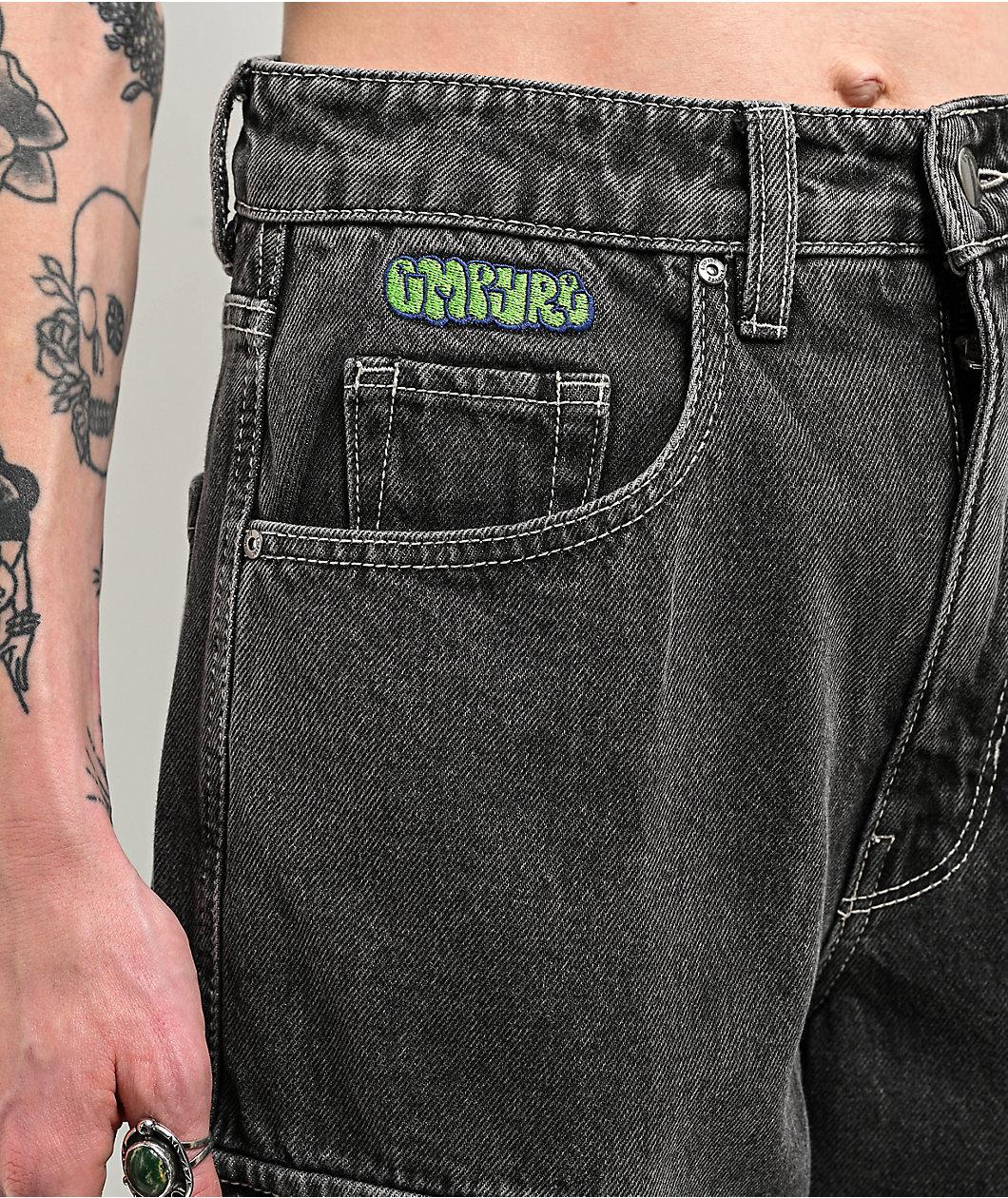 Empyre Tori Charcoal Zip Off Cargo Skate Jeans Product Image