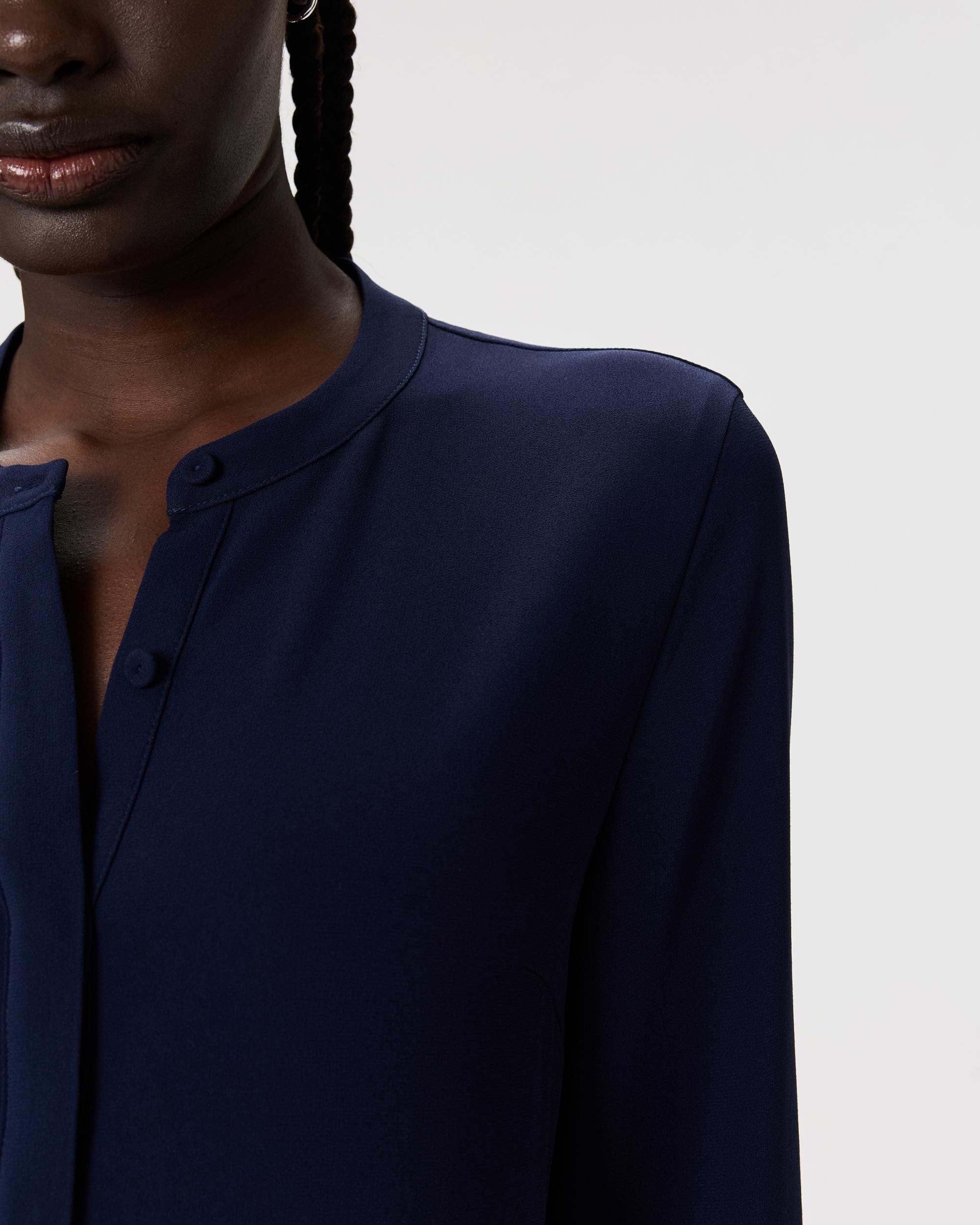 Quince | Women's Fluid Crepe Shirt Dress Polyester Product Image