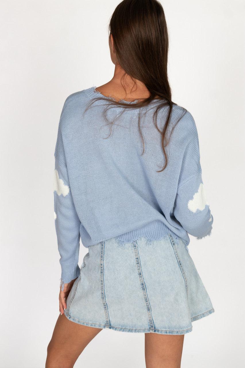 Distressed Cloud Sweater Product Image