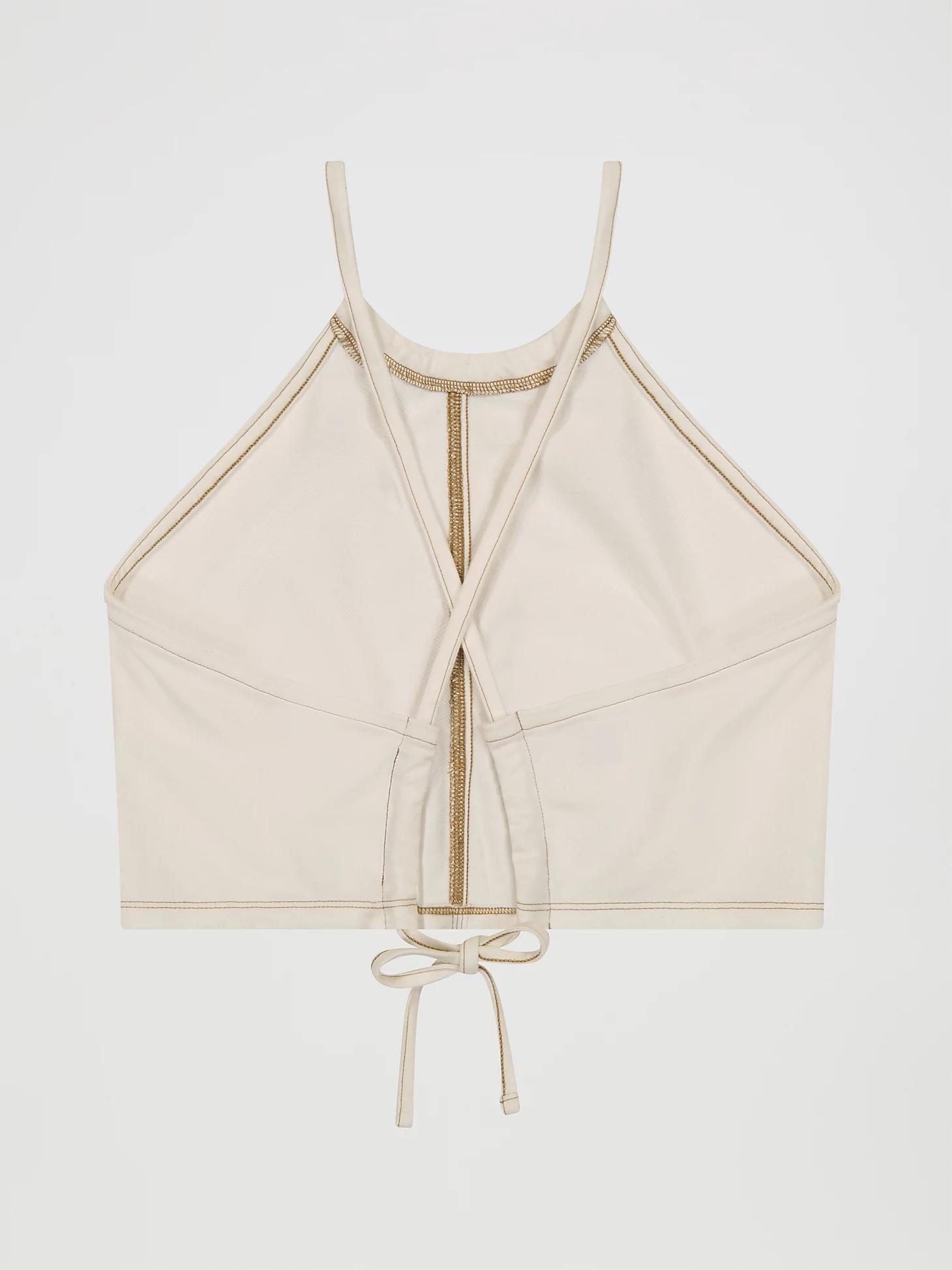 Women's Backless Tie Halter Tank | Women's Tops & Tees | Lee® Product Image