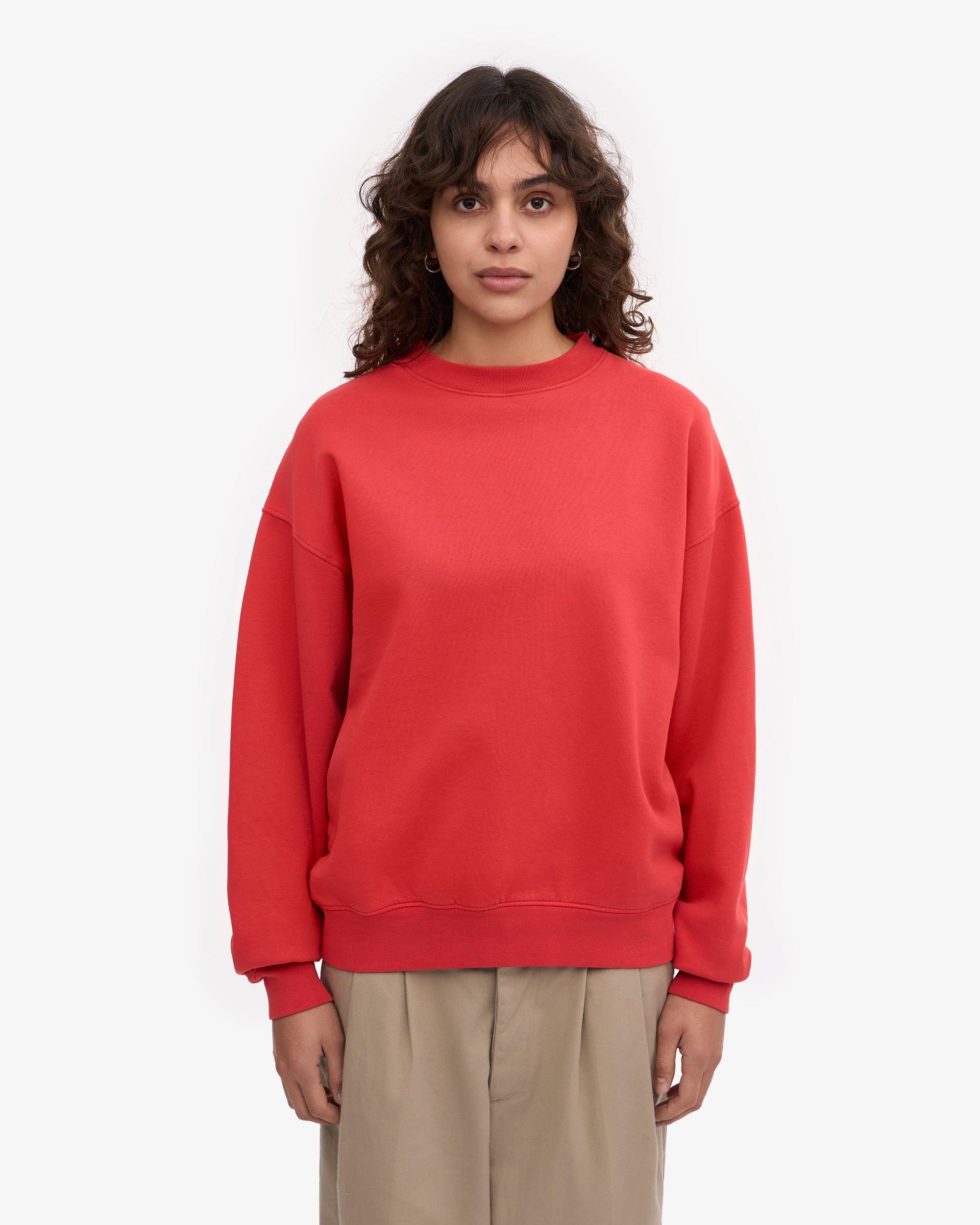 Organic Oversized Crew - Kelly Green Product Image