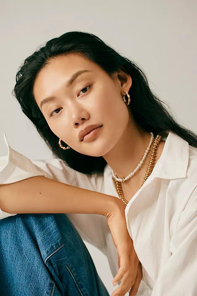 Gold Beaded Necklace Product Image