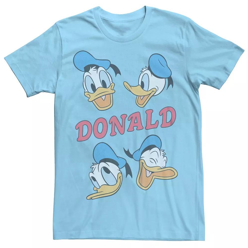 Men's Disney's Donald Duck Four Faces Tee,  Product Image