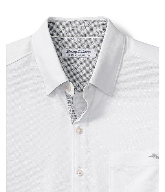 Tommy Bahama San Lucio Lotus Happy Hour Short Sleeve Woven Shirt Product Image