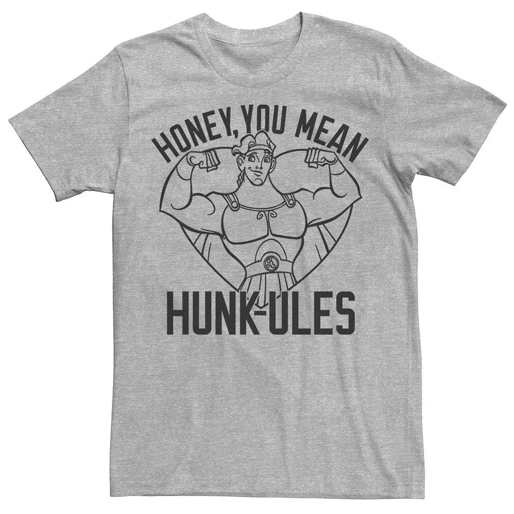 Big & Tall Disney Hercules "Honey You Mean Hunk-ules" Portrait Tee, Men's,  Product Image