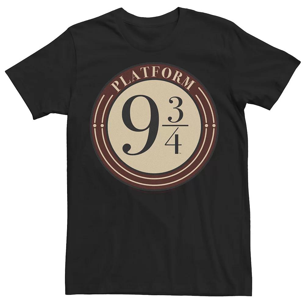 Men's Harry Potter Platform 9 &3/4 Simple Logo Tee,  Product Image