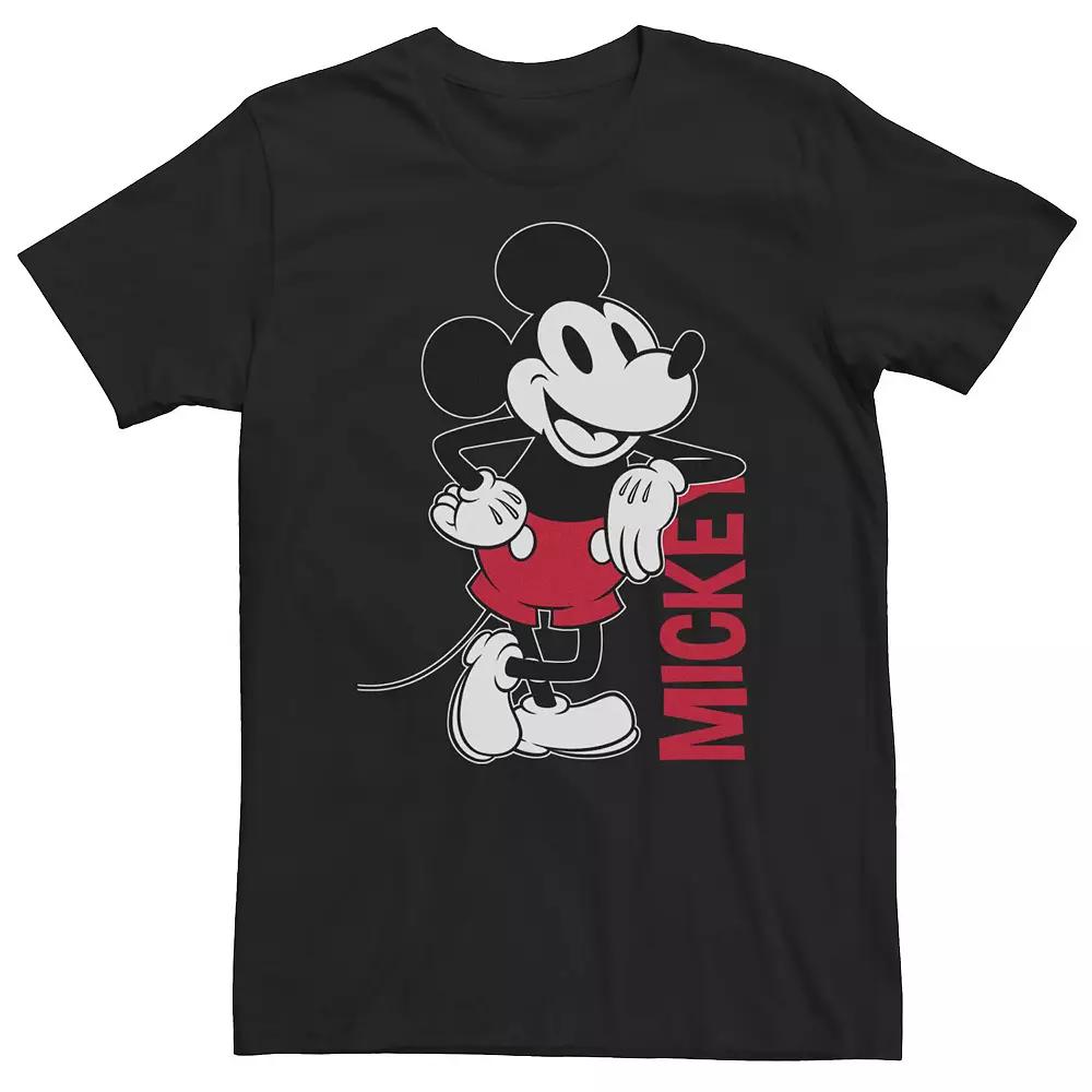Big & Tall Disney Mickey Mouse Vintage Mickey Outline Tee, Men's,  Product Image