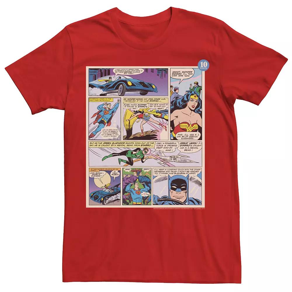 Men's Justice League Comic Pane Tee,  Product Image