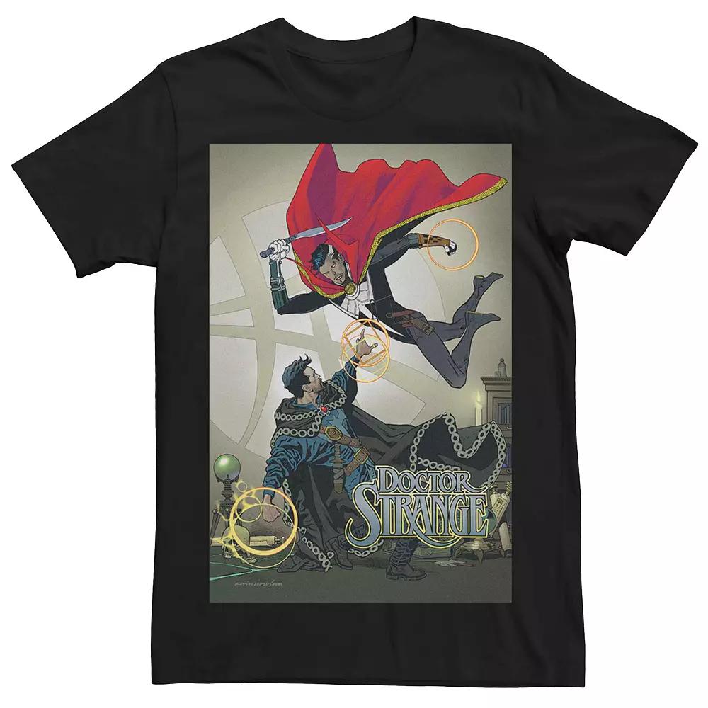 Men's Marvel Doctor Strange Battle Comic Cover Tee,  Product Image
