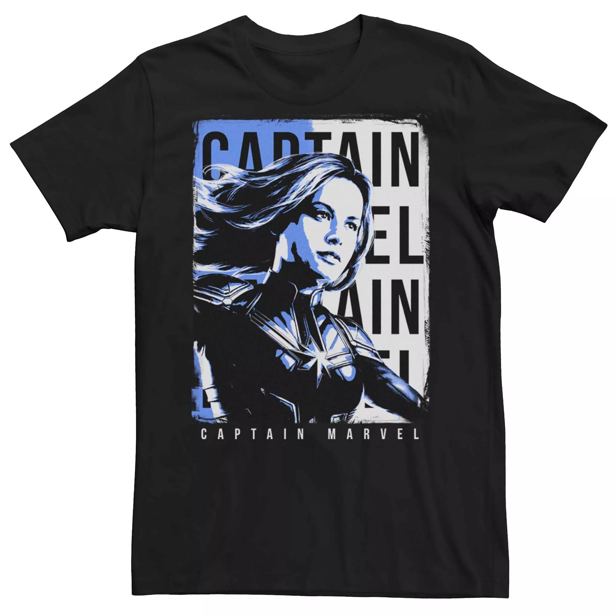 Men's Marvel Captain Marvel Pop Art Poster Tee,  Product Image