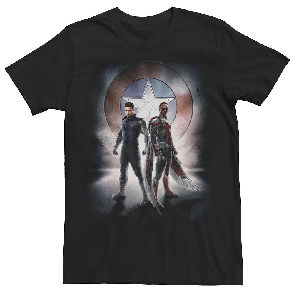 Big & Tall Marvel The Falcon And The Winter Soldier Team Poster Tee, Men's,  Product Image