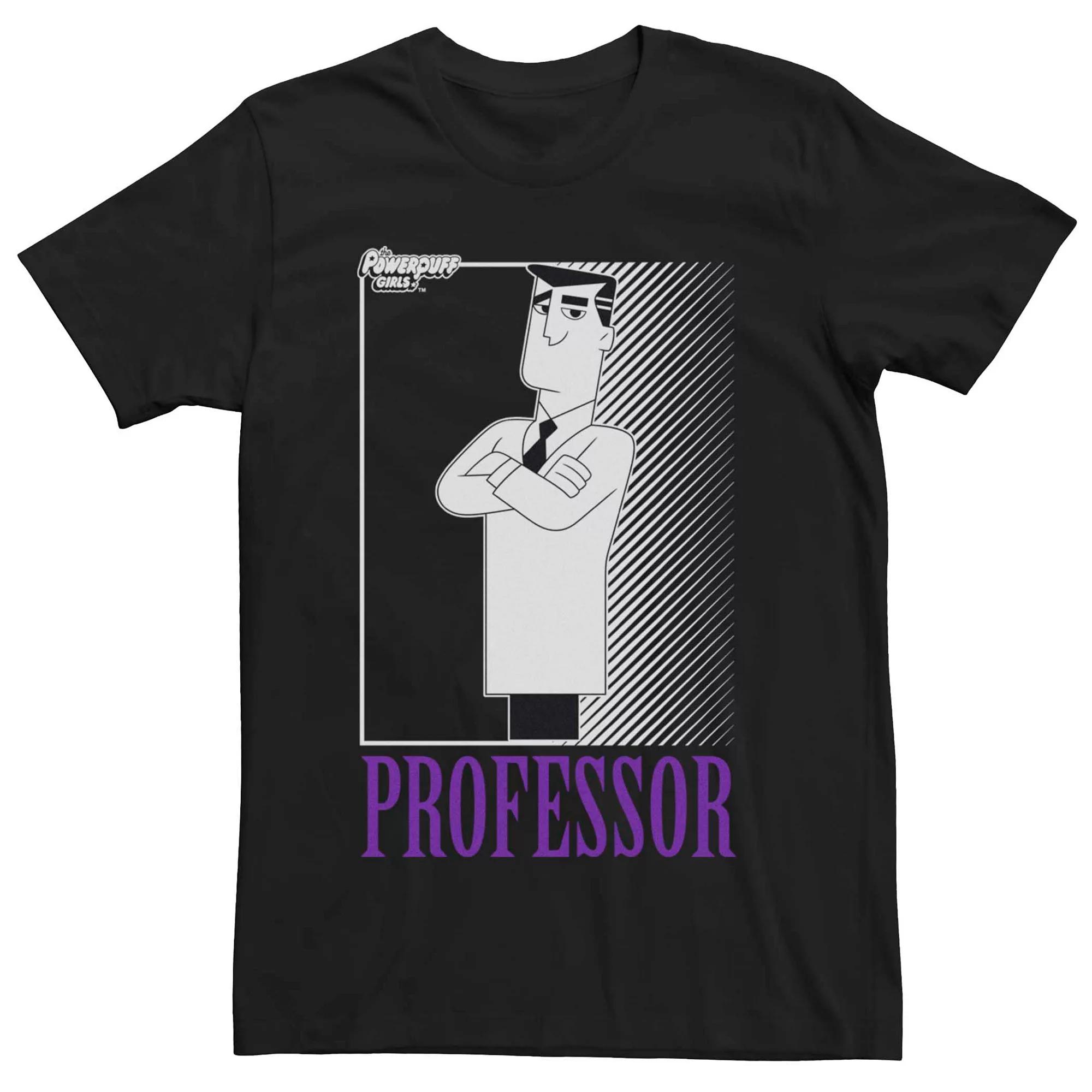 Men's Cartoon Network Power Puff Girls Professor Utonium Mafia Tee,  Product Image