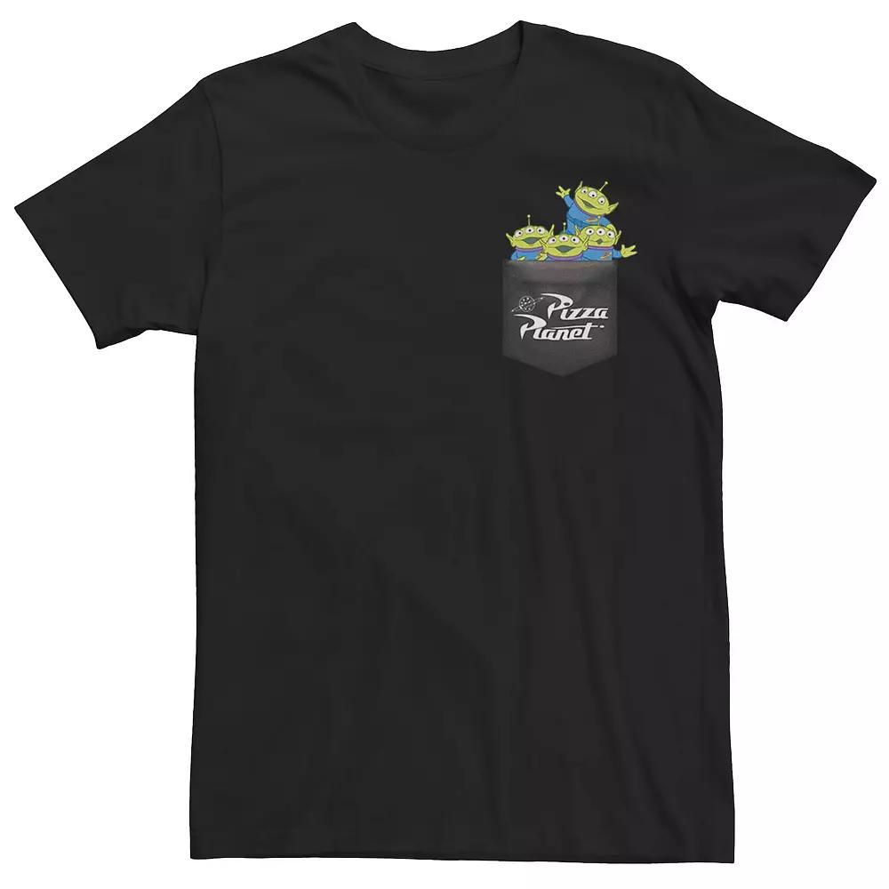 Disney / Pixar's Toy Story Men's Pizza Planet Aliens Pocket Graphic Tee,  Product Image