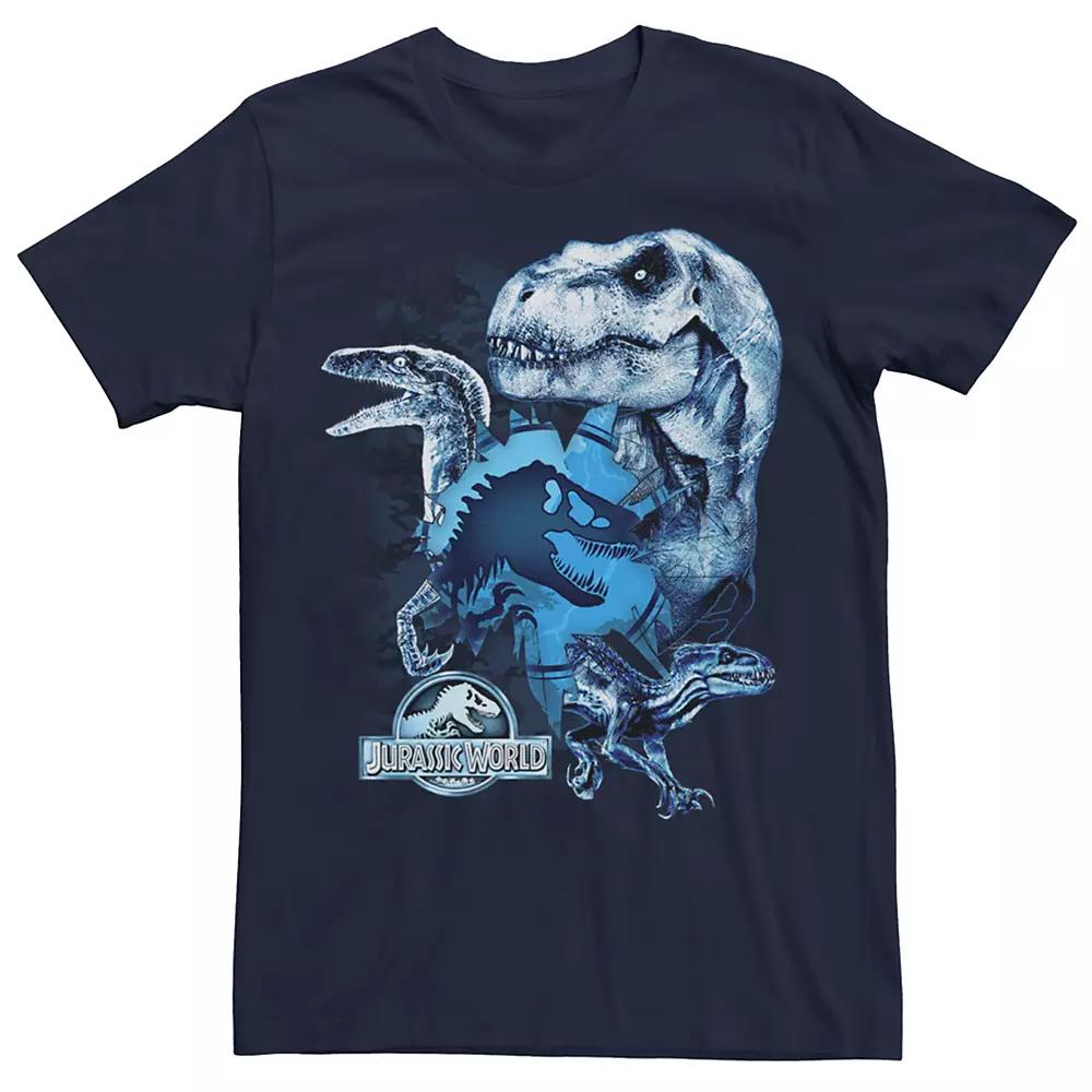 Men's Jurassic World Two T-Rex Squad Camo Shatter Tee,  Product Image