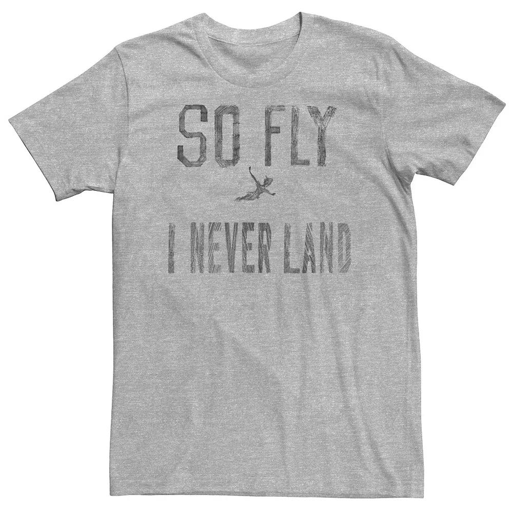 Disney's Peter Pan Big & Tall "So Fly I Never Land" Vintage Tee, Men's,  Product Image