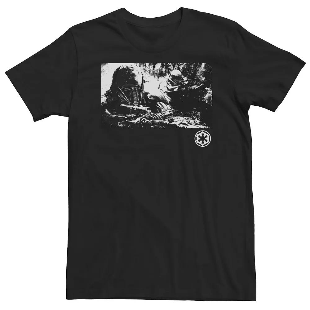 Big & Tall Star Wars Death Trooper Black & White Tee, Men's,  Product Image