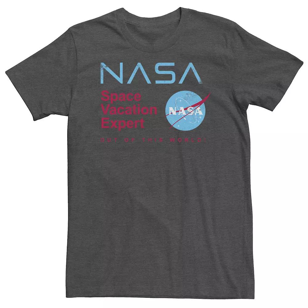 Big & Tall NASA "Space Vacation Expert" Tee, Men's,  Product Image