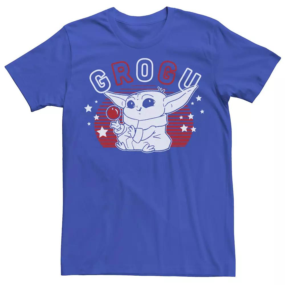 Men's Star Wars: The Mandalorian Grogu Lines Stars Tee,  Product Image