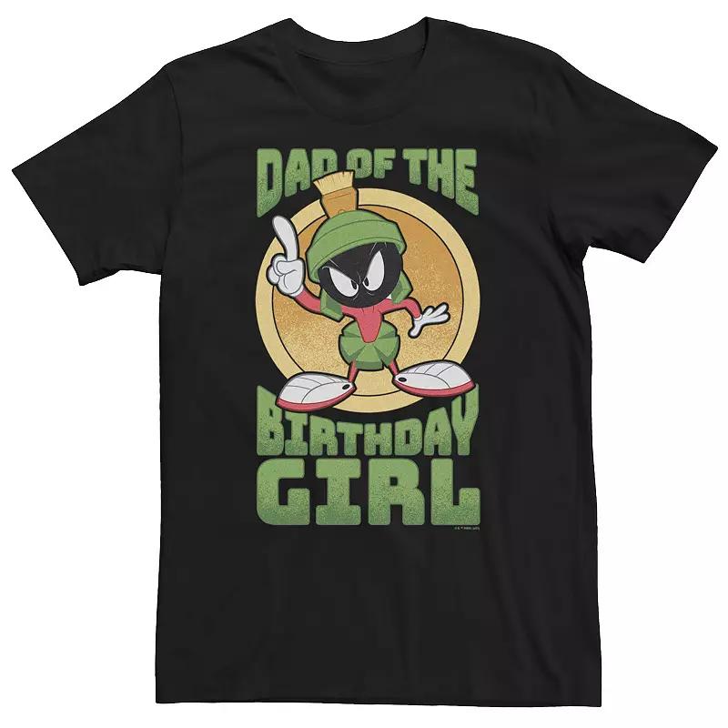 Big & Tall Looney Tunes Marvin Dad Of The Birthday Girl Tee, Men's,  Product Image
