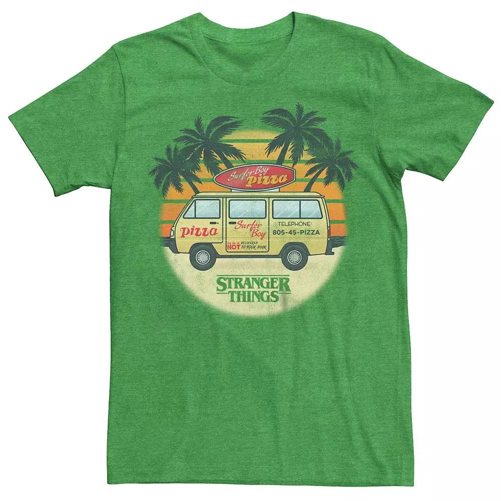 Men's Netflix Stranger Things Surfer Boy Pizza Tee,  Product Image