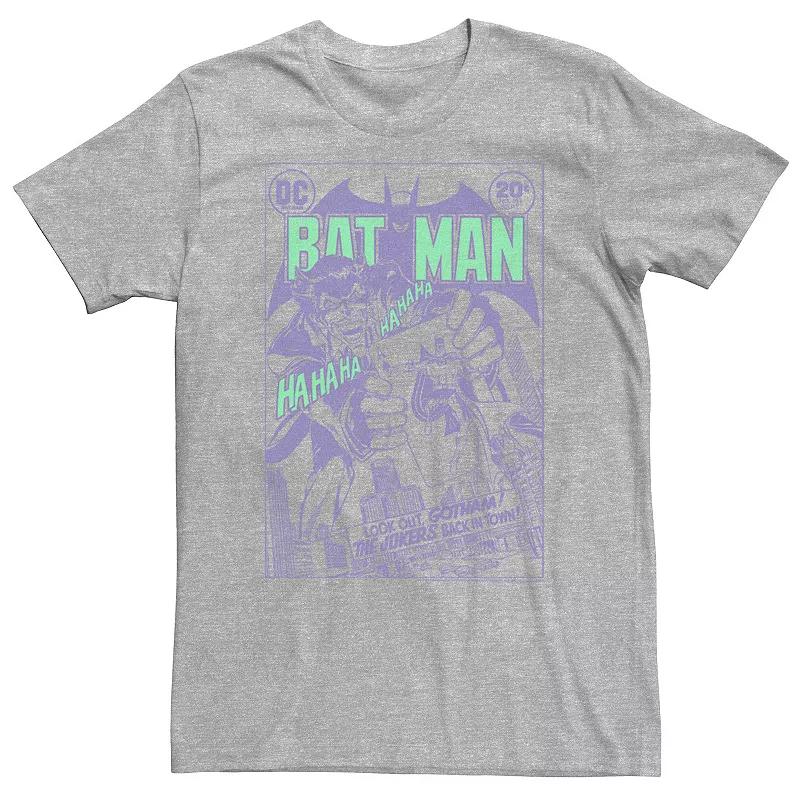 Big & Tall DC Comics Batman Purple Hue Comic Poster Tee, Men's,  Product Image