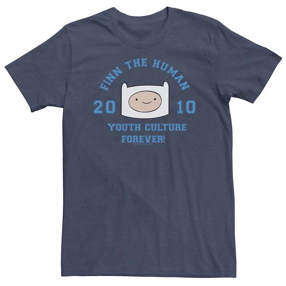 Big & Tall Adventure Time Finn The Human Youth Culture Forever Tee, Men's,  Product Image