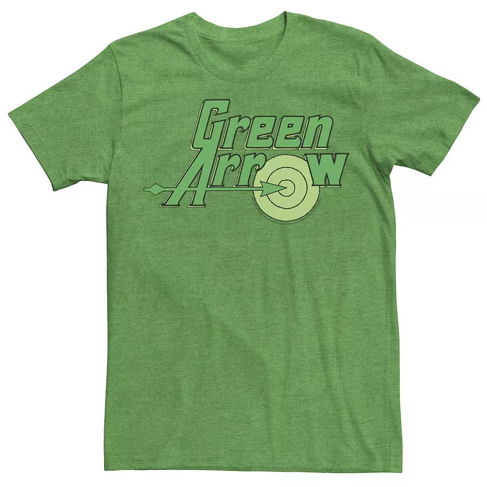 Men's DC Comics The Green Arrow Vintage Text Poster Tee,  Product Image