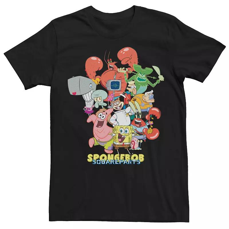 Men's SpongeBob SquarePants Group Shot Title Pose Tee,  Product Image