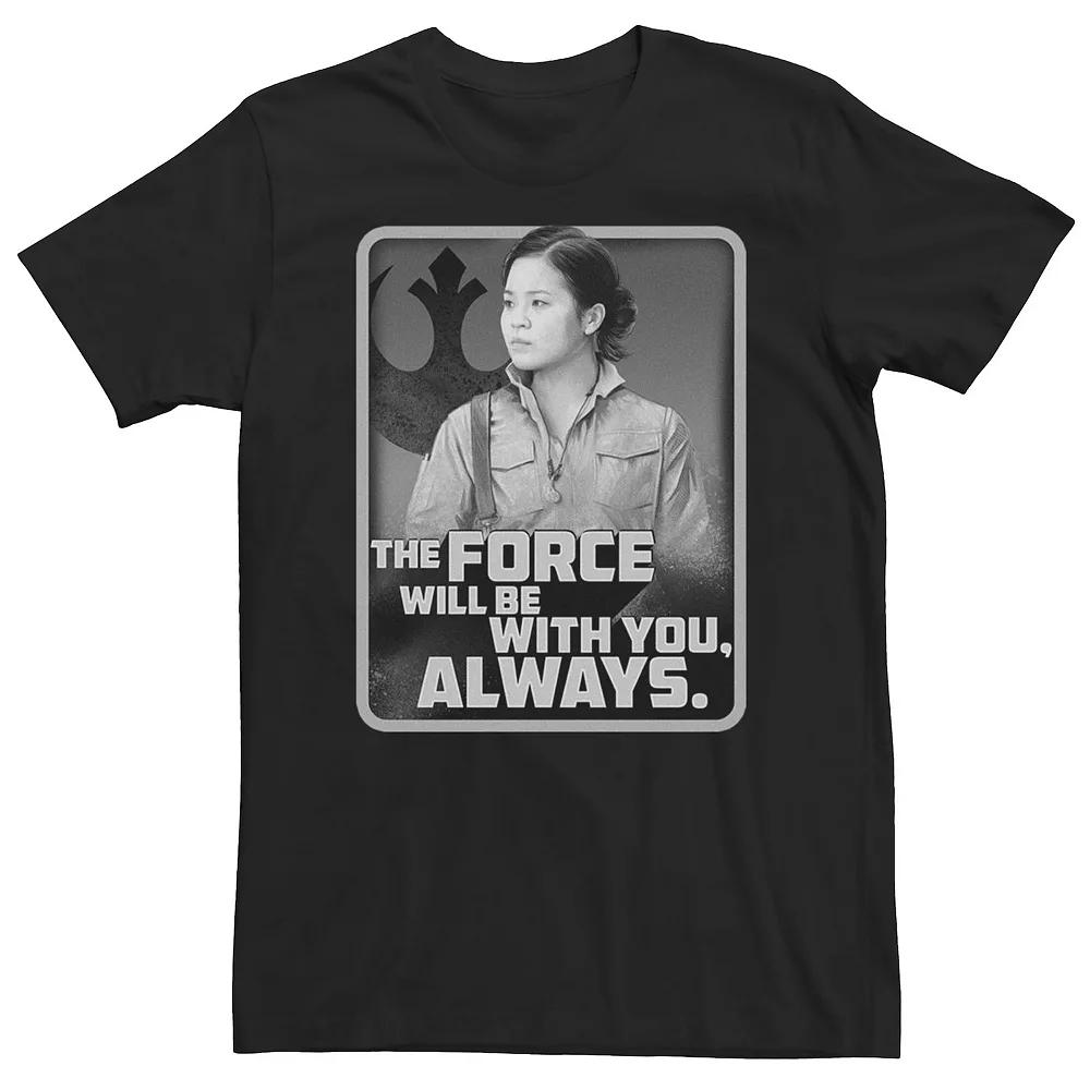 Big & Tall Star Wars: The Rise Of Skywalker Rose With You Always Tee, Men's,  Product Image