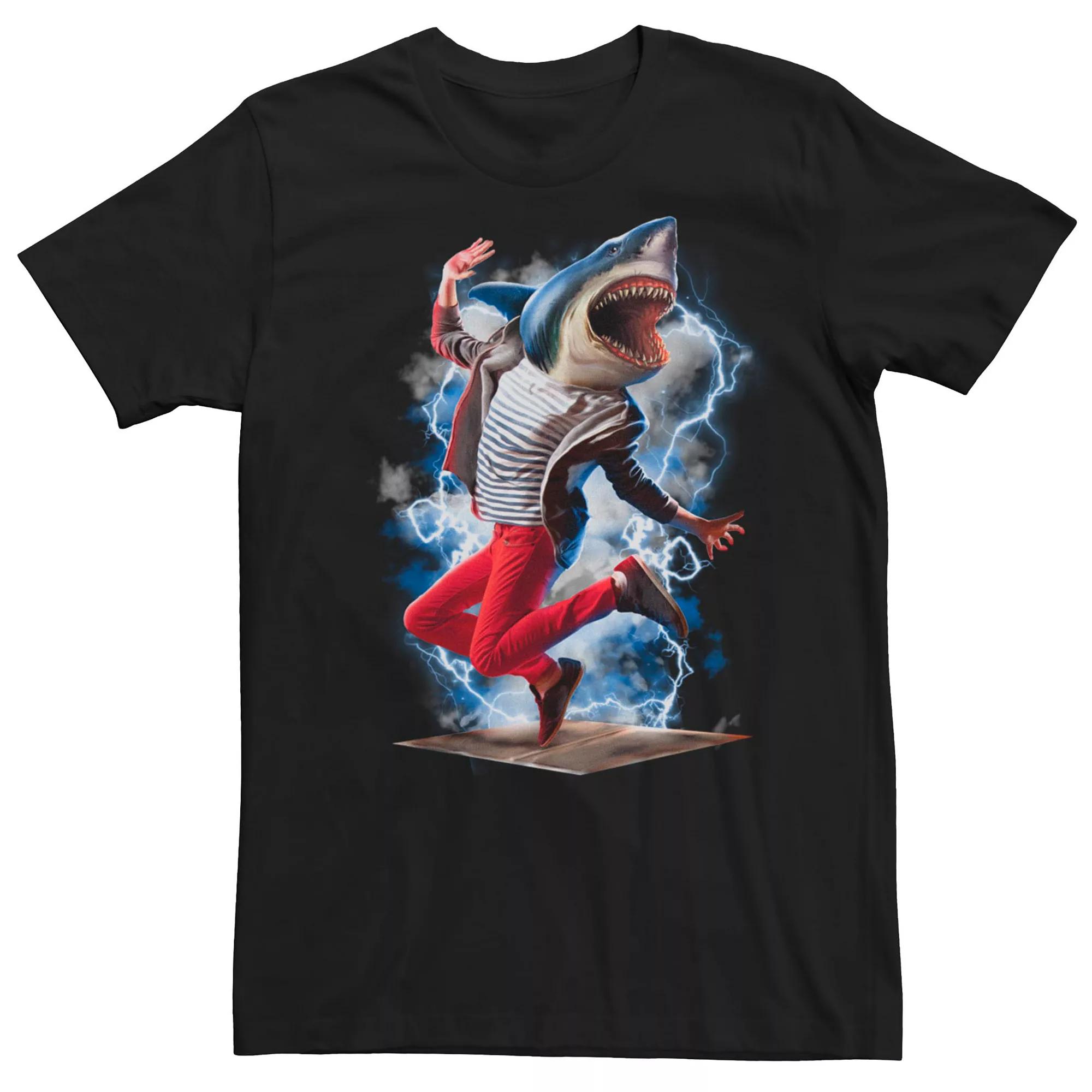Men's Shark Break Dancer Tee,  Product Image
