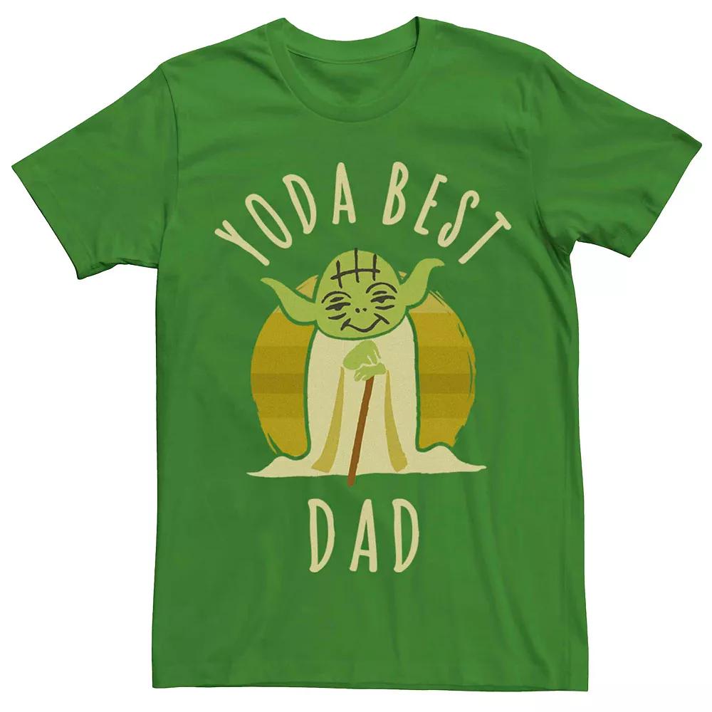 Men's Star Wars Yoda Best Dad Graphic Tee,  Product Image