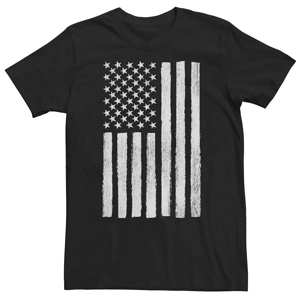 Big & Tall Americana American Flag Vertical Tee, Men's,  Product Image