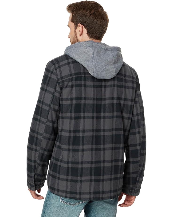 Cotton Canvas Hooded Utility Jacket with Sherpa Lining Product Image