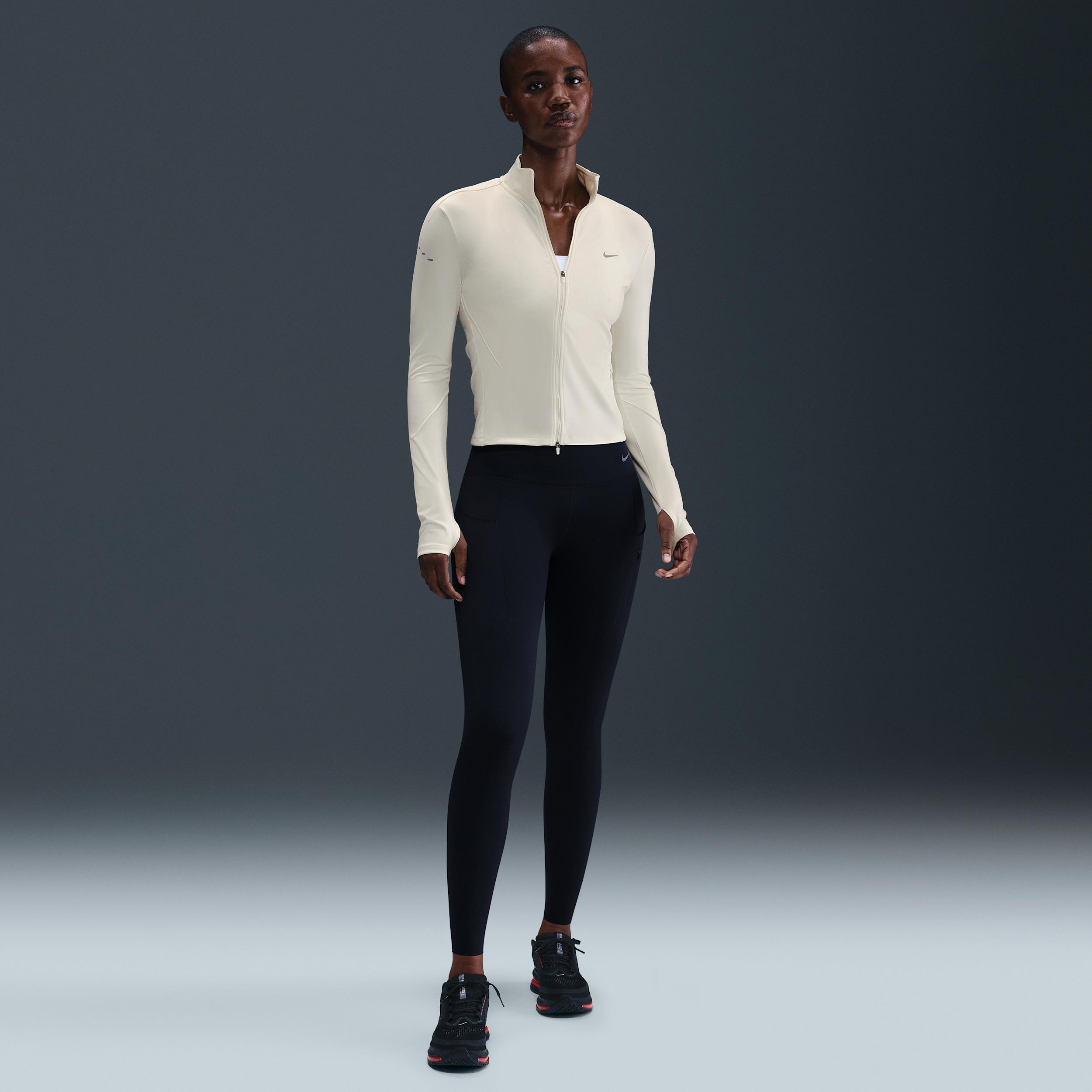 Nike Womens Swift Dri-FIT Full-Zip Mid-Layer Running Top | IB1998-133 Product Image