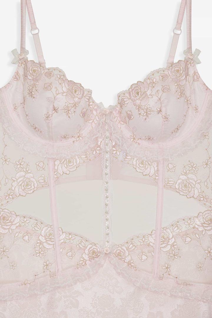 Maribel Maxi Slip Dress — Pink Product Image